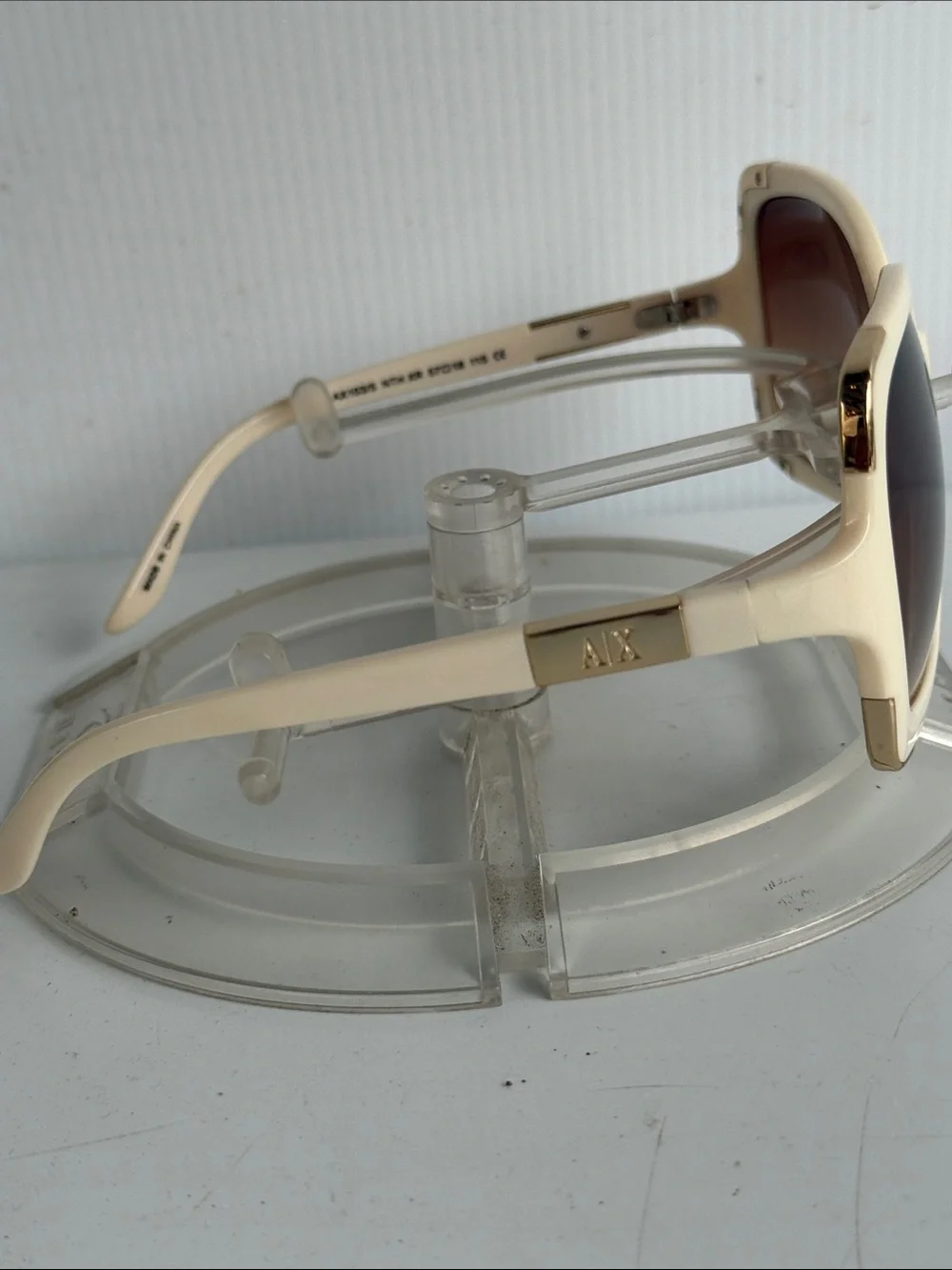 NEW ARMANI EXCHANGE AX103/S Cream Sunglasses NEW WITHOUT TAGS